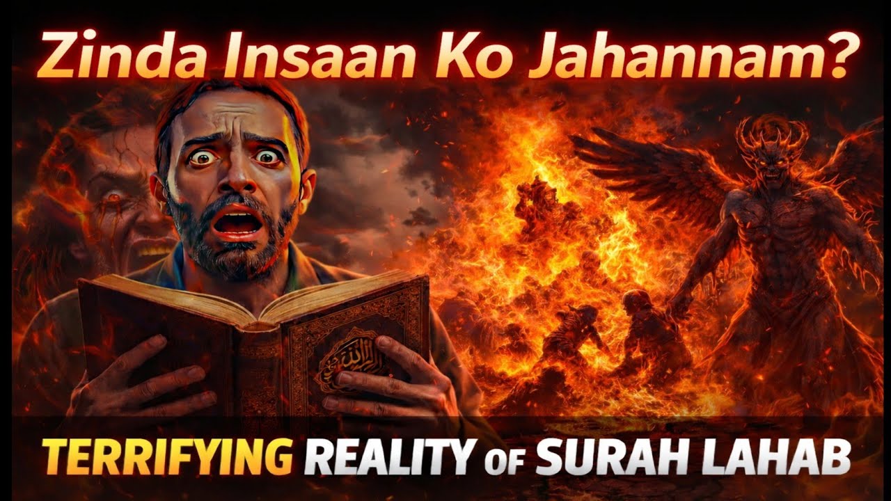 कुरान की वो सूरह जो जिंदा इंसान को जहन्नम भेजकर आई 😱| सूरह लहब की पूरी खौफनाक हकीकत|रोंगटे खड़े हो