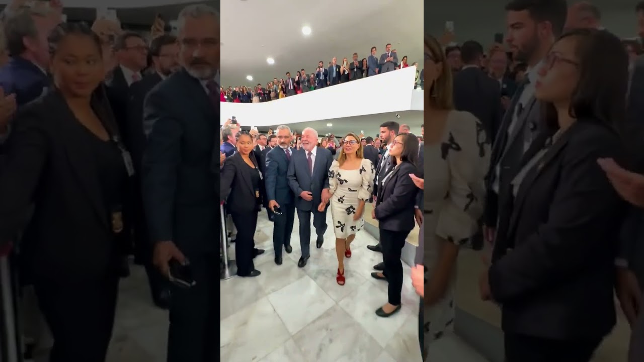 Entrada de Lula na posse de Alckmin ministro