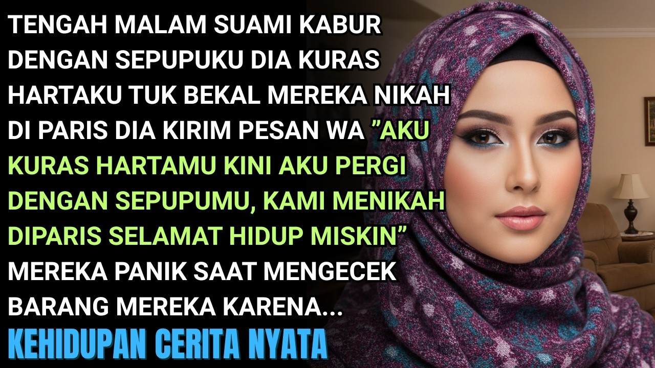 SUAMI PACARI SEPUPUKU TENGAH MALAM MEREKA KABUR KURAS HARTAKU BEKAL NIKAH- MREKA PANIK KARNA TAHU...