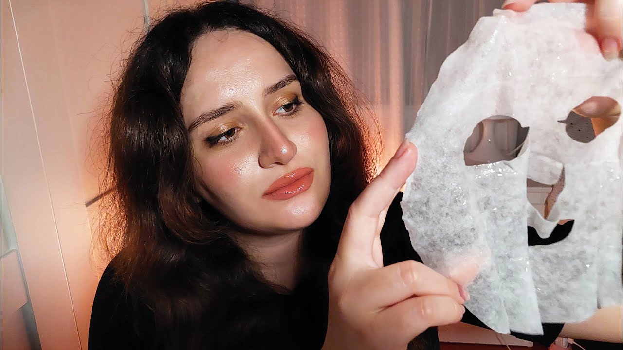 ASMR | Yüzüne Bakım Yapıp Seni Rahatlatıyorum + Ekstra Katmanlı Sesler 💦 Özel İlgi 💤 ASMR Roleplay