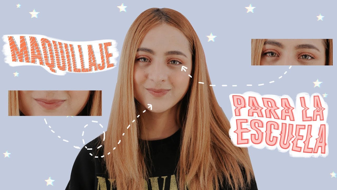 MAQUILLAJE AESTHETIC NATURAL PARA LA ESCUELA