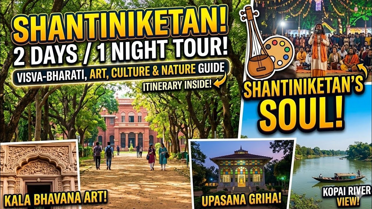 Shantiniketan Tour Guide | Sonajhuri Haat | Visva Bharati University | Weekend Tour Near Kolkata 