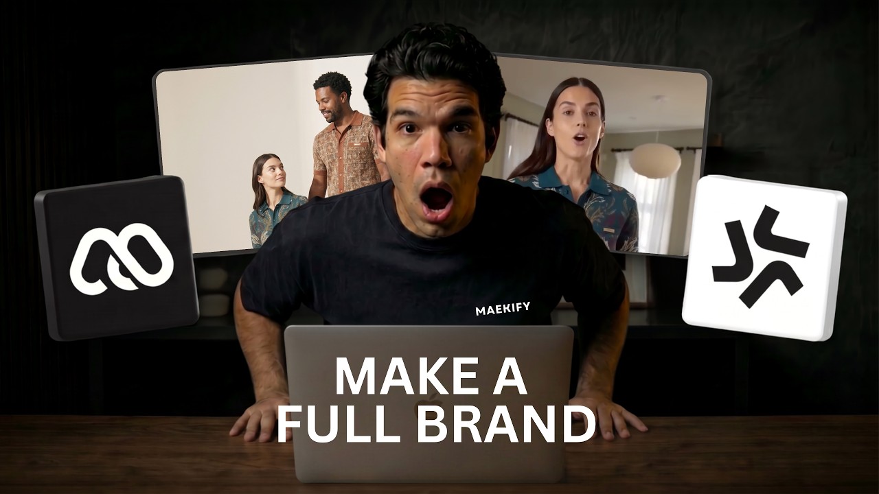 I Built My Client's Entire Brand Using AI