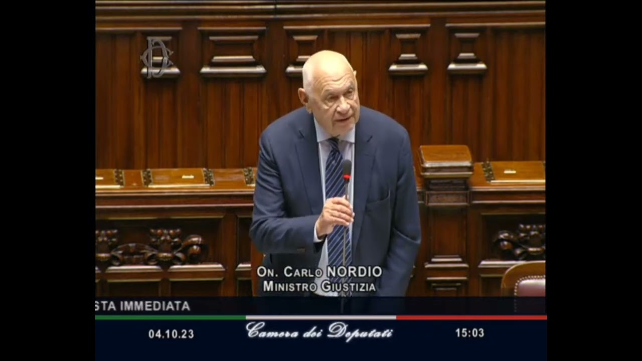 Question time Camera, il Ministro Nordio risponde all'interrogazione dei deputati Magi e altri