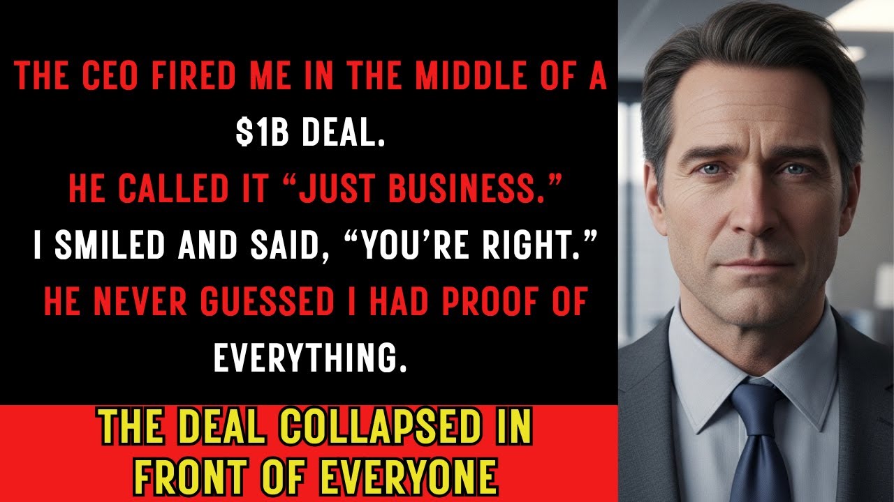 Corporate Betrayal Story: The CEO Fired Me by Email During a $1B Merger #revengestories #audiostory