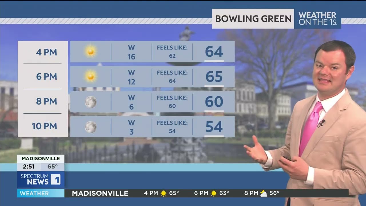 Robert Suhr Spectrum News 1 Bowling Green Forecast 3-13-26