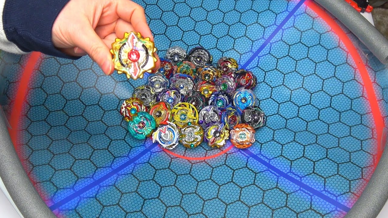 DUO APOLLOS vs ALL BEYBLADE GOD LAYERS | REAL LIFE ANIME STADIUM Beyblade Burst Evolution/God