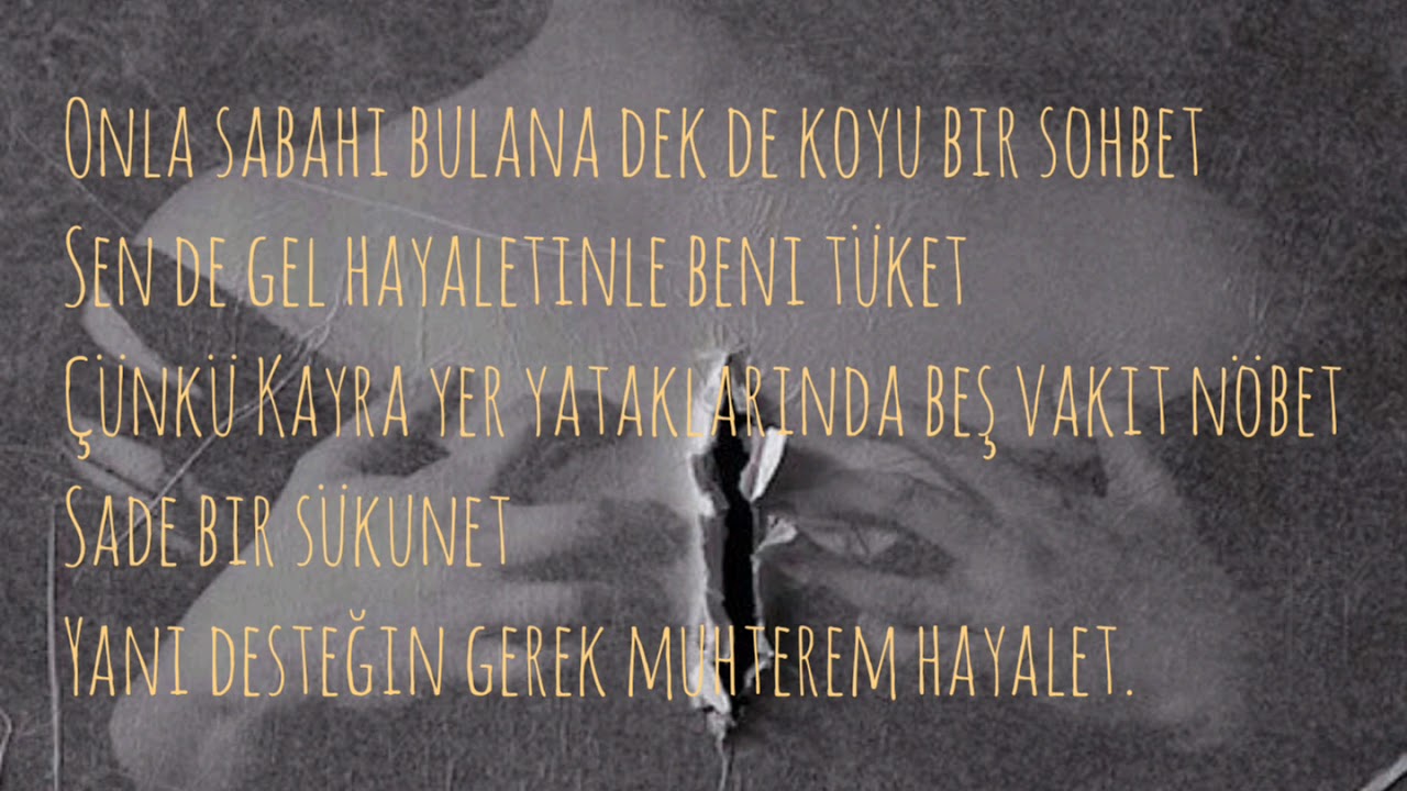 Farazi V Kayra:)Muhterem Hayalet(Şarkı Sözleriyle)