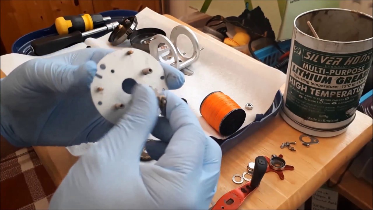 Abu 6500 Reel Strip, Clean & Assembly