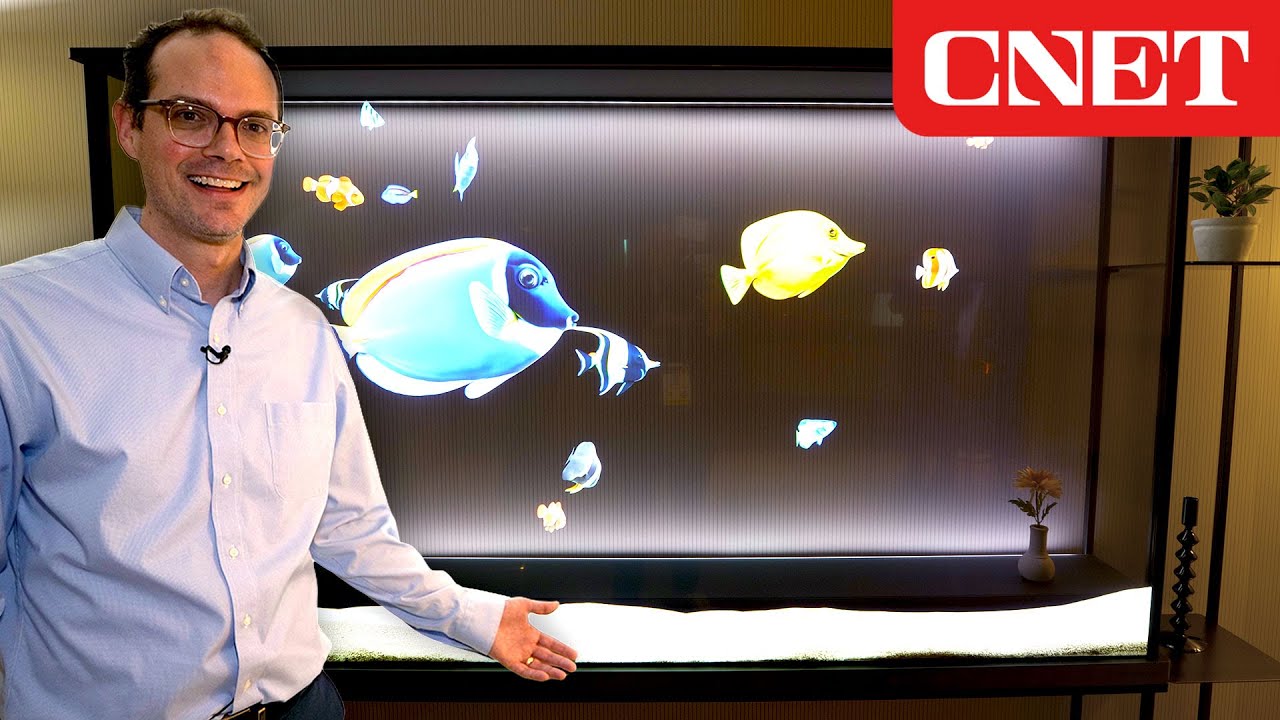 LG Transparent OLED Turns From TV Into Animated Art