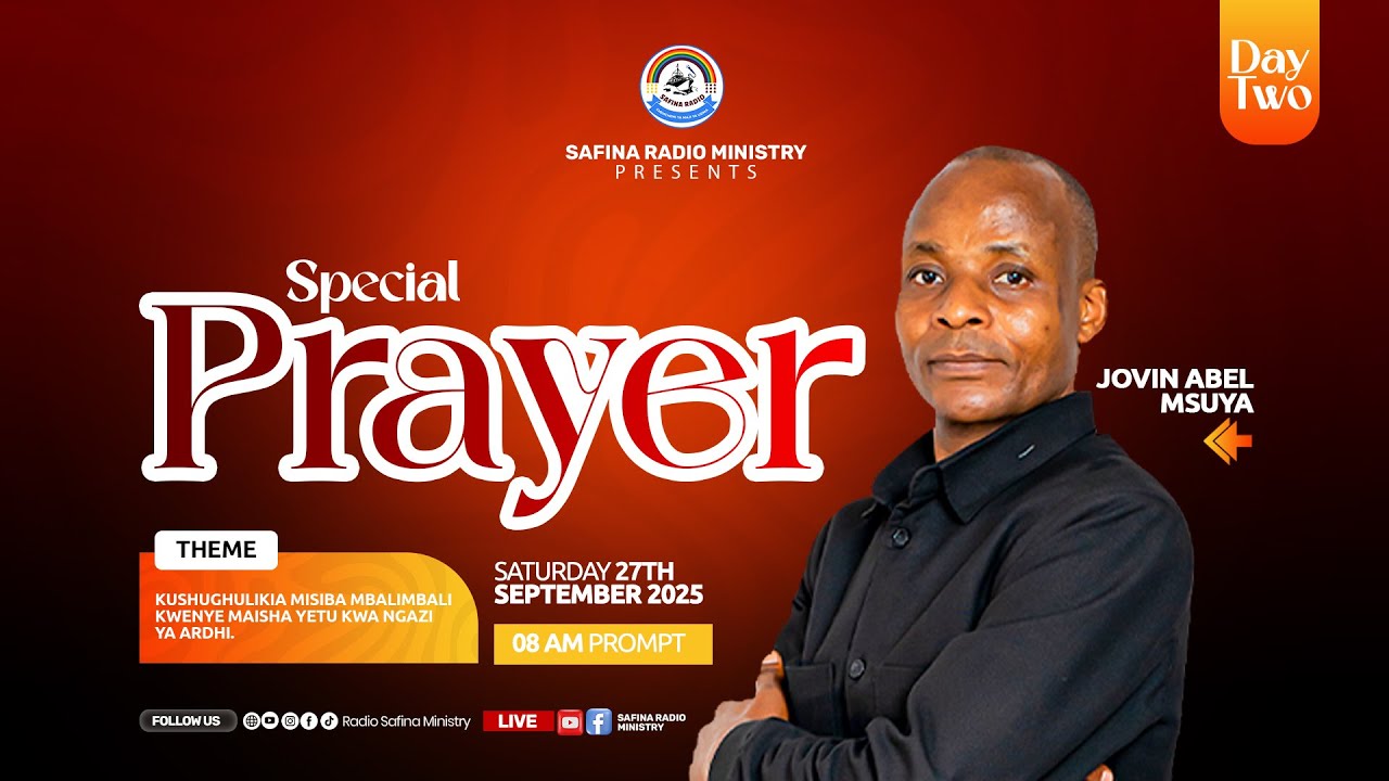 LIVE NOW🔴JOVIN ABEL -KUSHUGHULIKIA MISIBA MBALIMBAL KWENYE MAISHA YETU KWA NGAZI YA ARDHI-27/09/2025