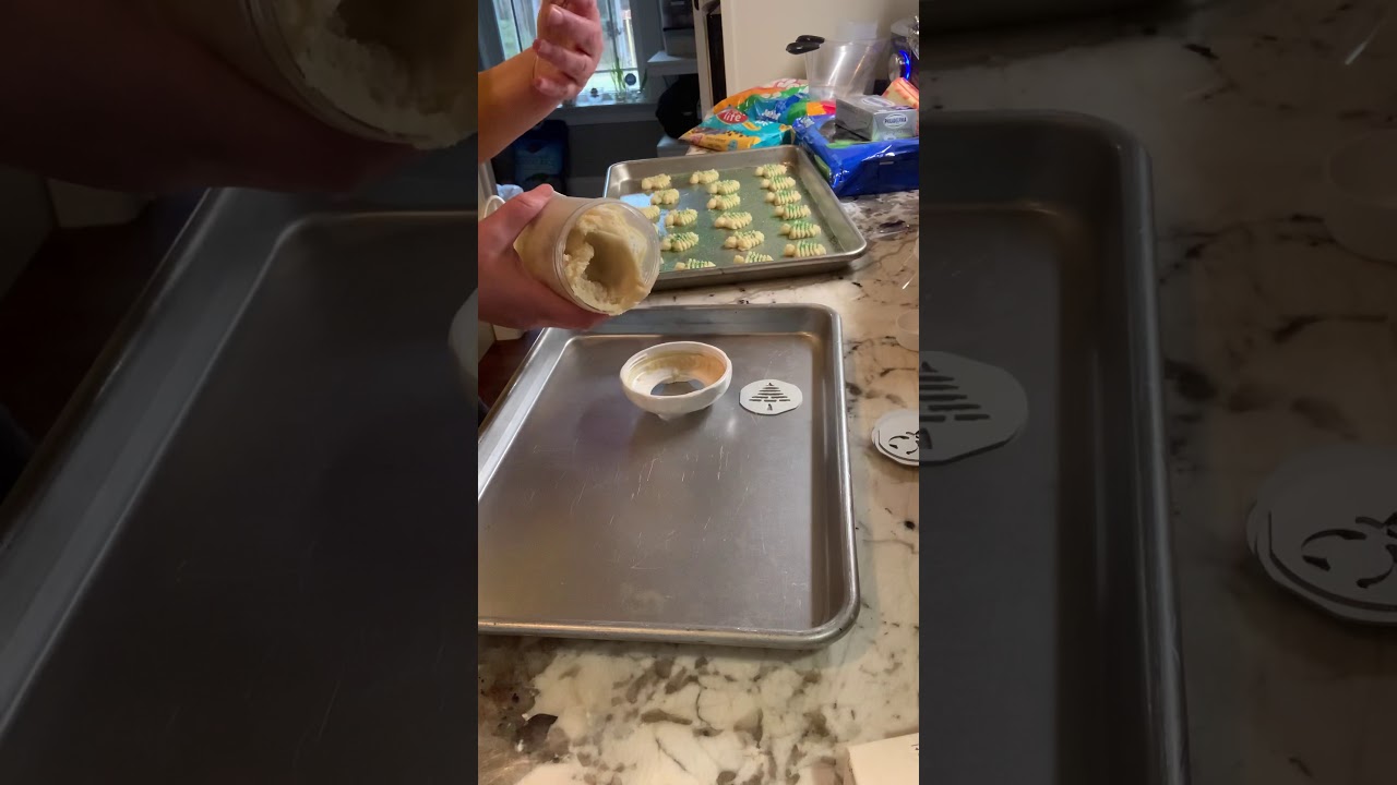 Pampered Chef cookie press tips