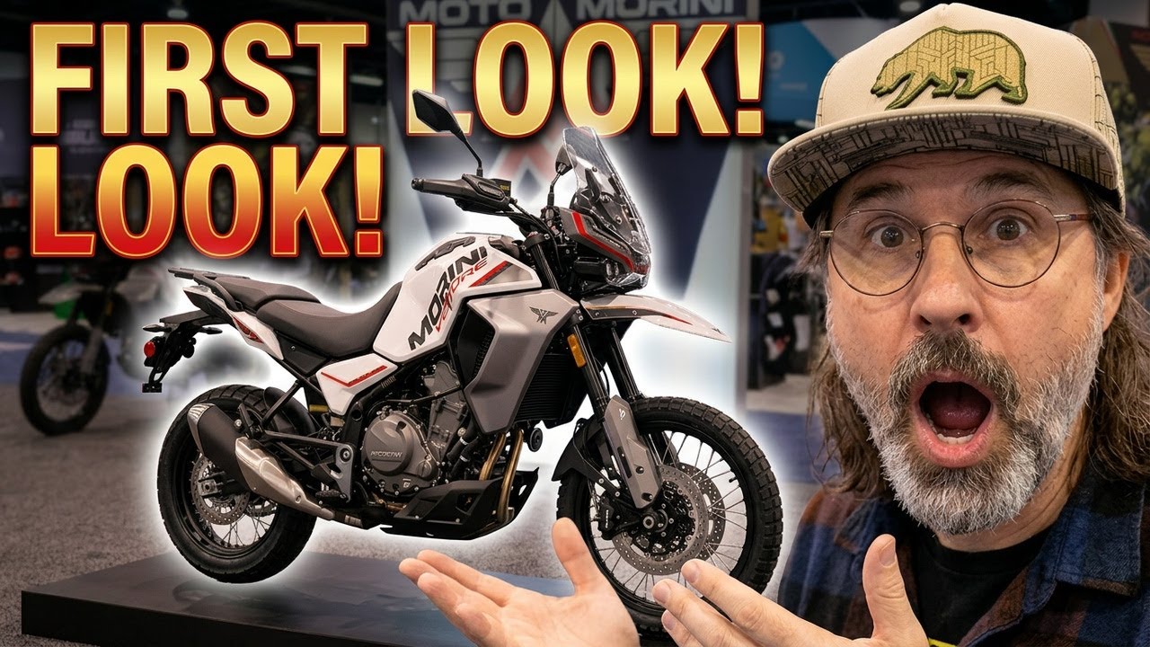 AIMExpo 2026: First Look Moto Morini VETTORE 450cc ADV Bike
