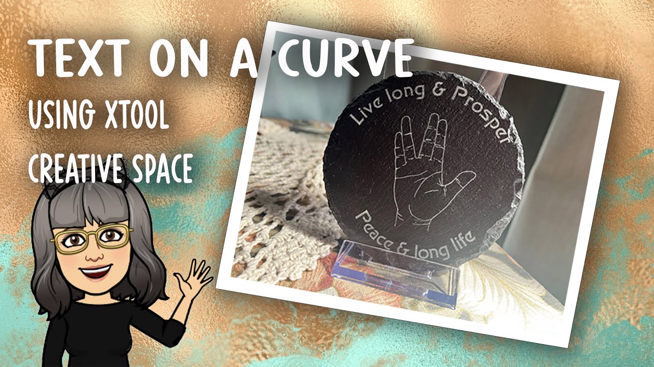 Text on a curve?  It's a piece of cake! (XTool XCS)
