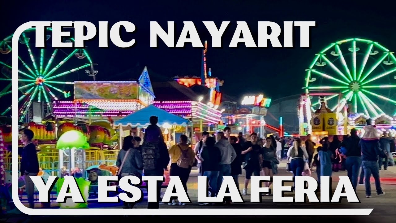 TEPIC NAYARIT MÉXICO VAMONOS A LA FERIA YA EMPEZÓ #viralvideo #viral #video