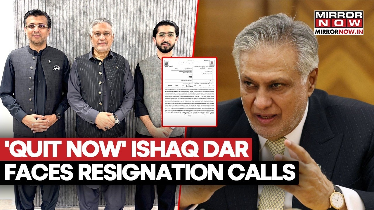 'Quit Now' Pakistan's Ishaq Dar Faces Resignation Fury After Relative Arrest in Sexual Assault Case