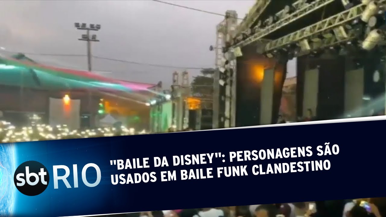 "Baile da Disney": Personagens da Disney são usados em baile funk clandestino