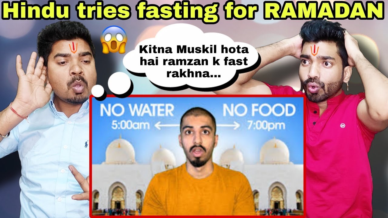 Pandit Reaction | HINDU tries FASTING for RAMADAN (it changed my life) |Hindu experience ramzan fast
