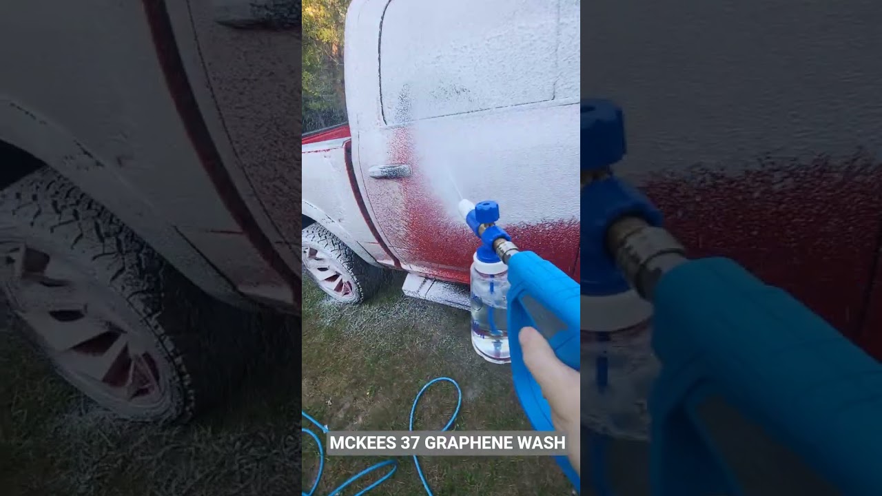 mckees 37 graphene auto wash #automobile #detailingproducts #cardetailing #foam #diy
