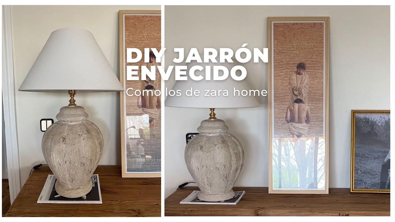 DIY Jarr&oacute;n envejecido (como los de Zara Home)