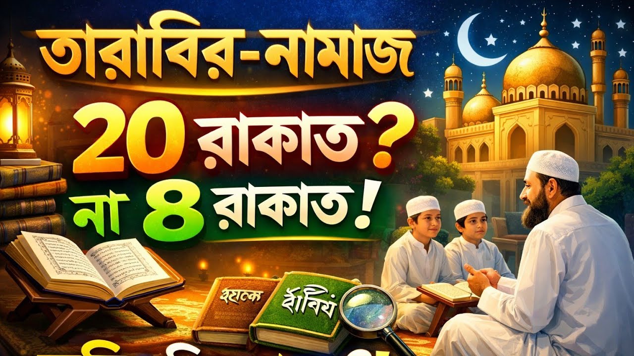 তারাবীর নামায: ৮ রাকাত না ২০? উমর (রা.) ও ইবনে তাইমিয়ার ফতোয়া