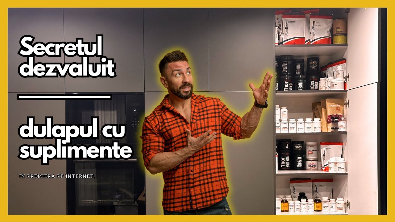 Toate suplimentele din casa explicate + stocuri! Ce suplimente iau si de ce?