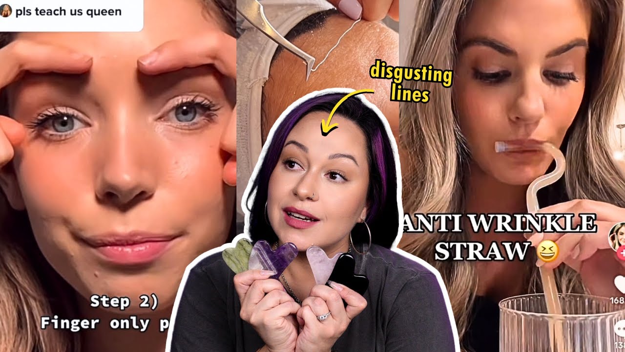 Anti-aging Tiktoks that take it too far