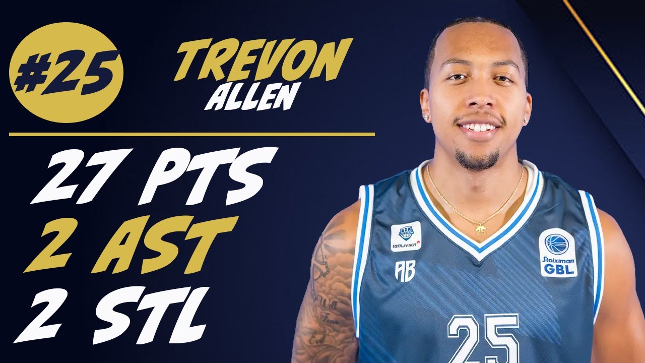 Trevon Allen #25 / AS Karditsas vs. AEK Athens