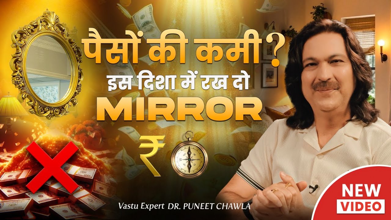 पैसों की कमी? इस दिशा में रख दो शीशा, धन बरसेगा लगातार! 💰✨ | Money Vastu Tips