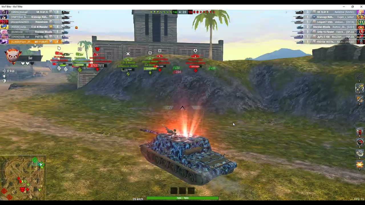WOTB - 113G FT SAKRÁLNÍ VÝZVA EXPLOZIVNÍCH GRANÁTŮ