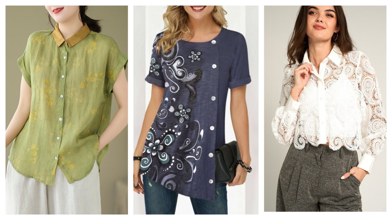 Moda 2026 BLUSAS BONITAS 100”Ideas De blusas bonitas MODELOS casuales 25/26 #fashion #shirts #style