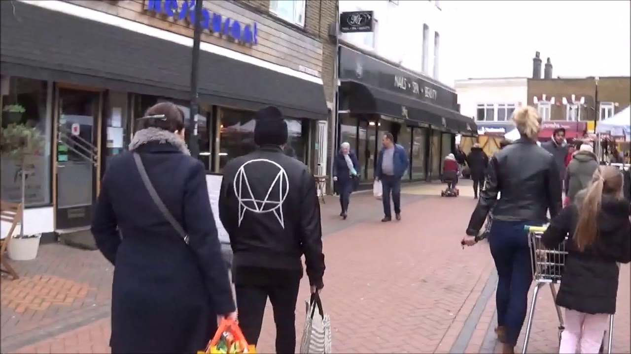 A maze in Grays, Essex, England, 31st March 2018