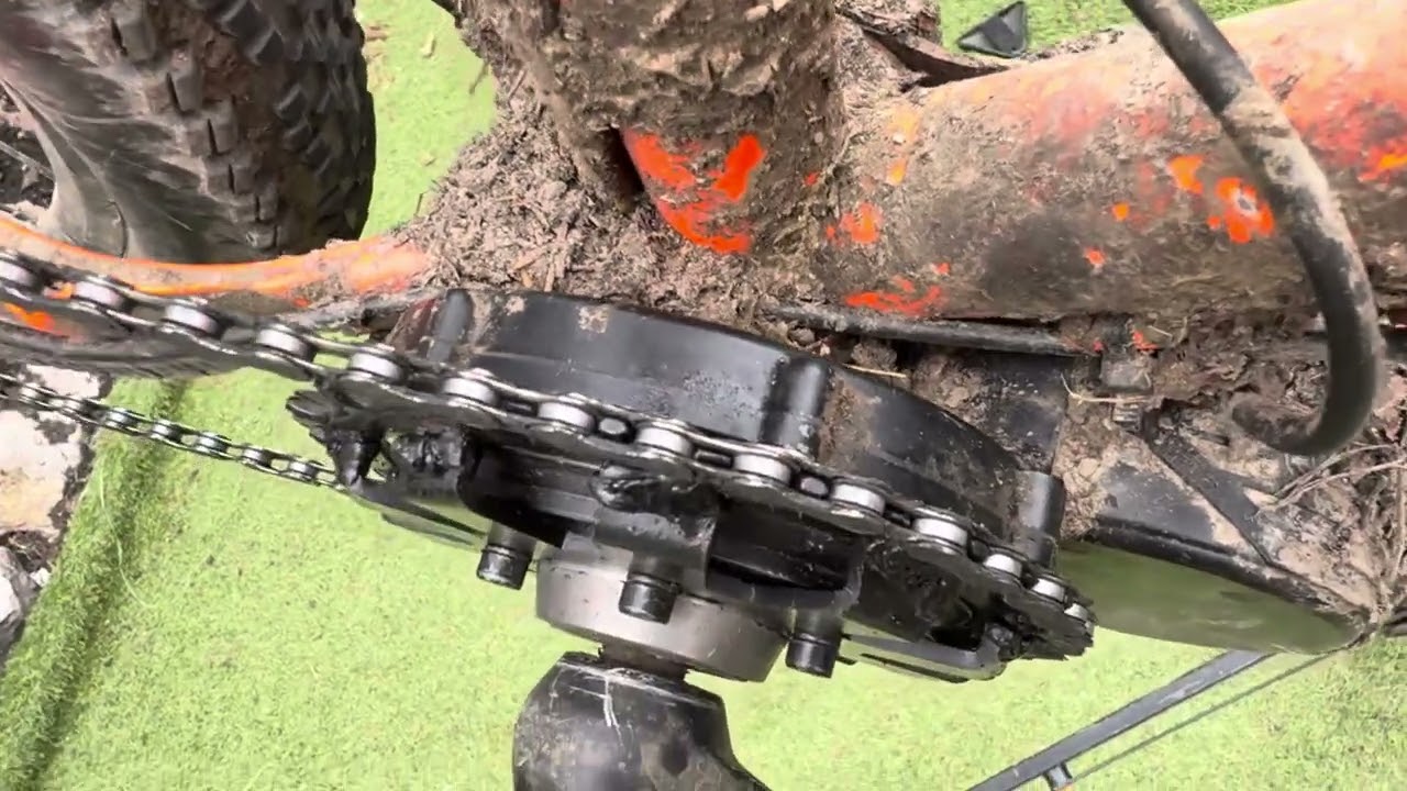 TSDZ8 34t ring and prototype install