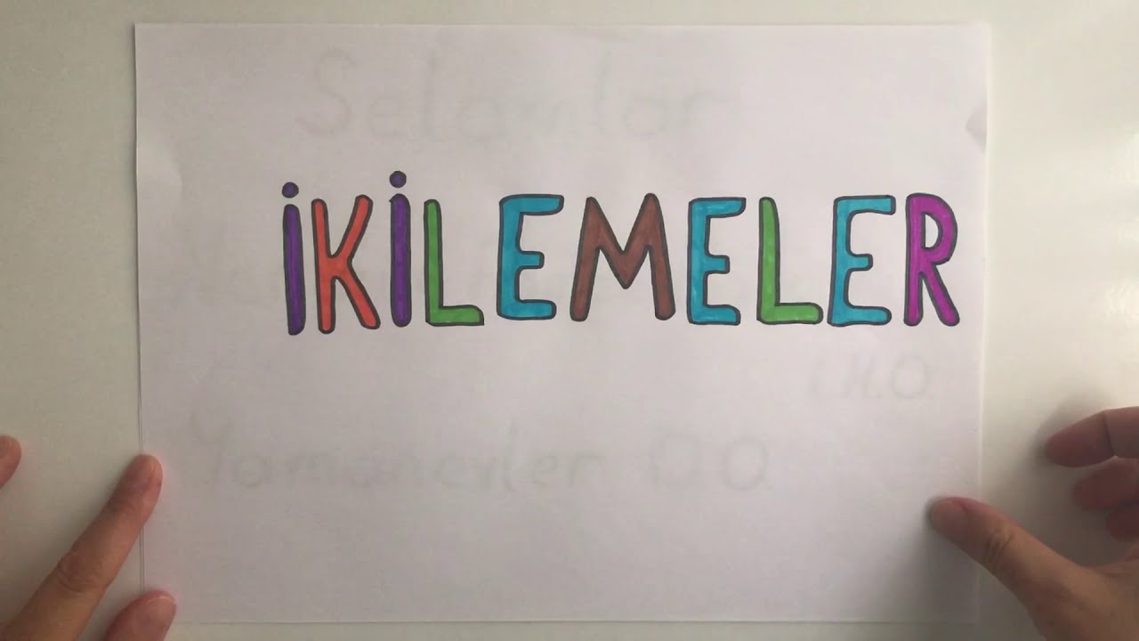 İkilemeler / Türkçe (Bol kahkahalı bir video😄)