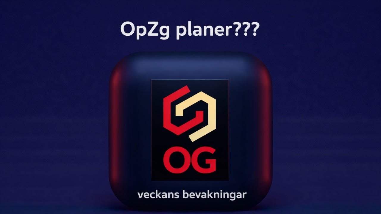 Planer framåt med OpZg ( Trump sur på Sverige?? )