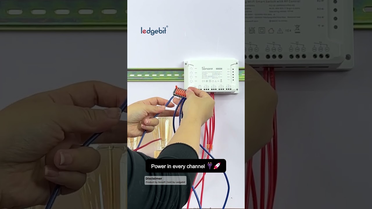 Sonoff 4CHPROR3 | 4-Gang Wi-Fi + RF Smart Switch