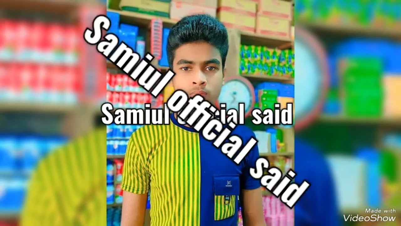 Samiul official music video।