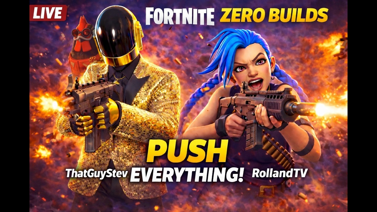 WE PUSH EVERYTHING 😈 | Zero Build Duos w/ RollandTV