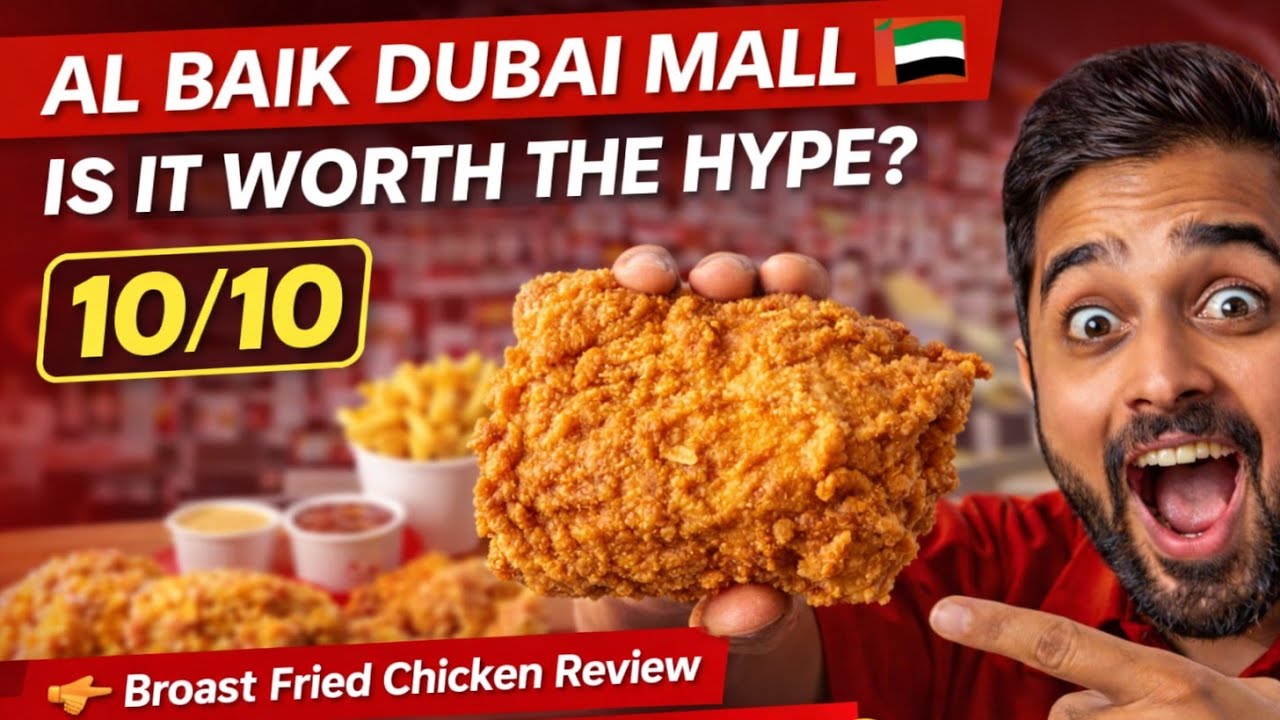 This Fried Chicken Has Dubai Obsessed&hellip; So I Tried It 😳 | Al Baik First Time