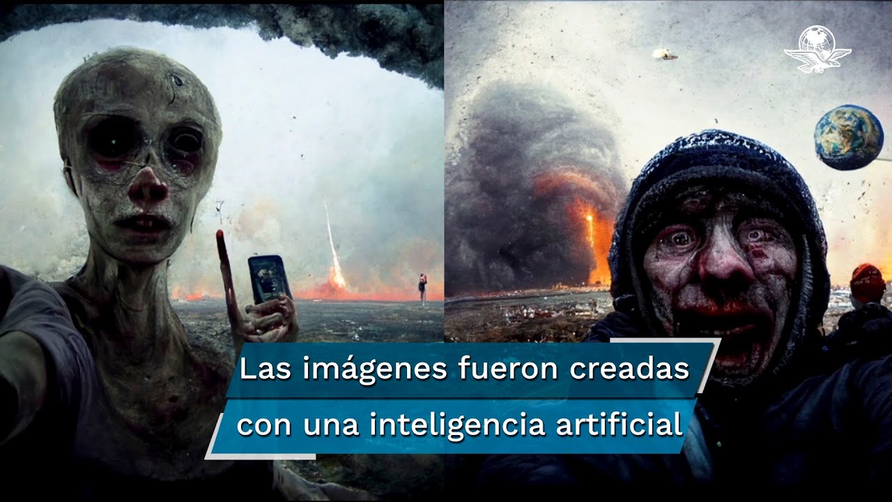 Así sería la “selfie del fin del mundo”