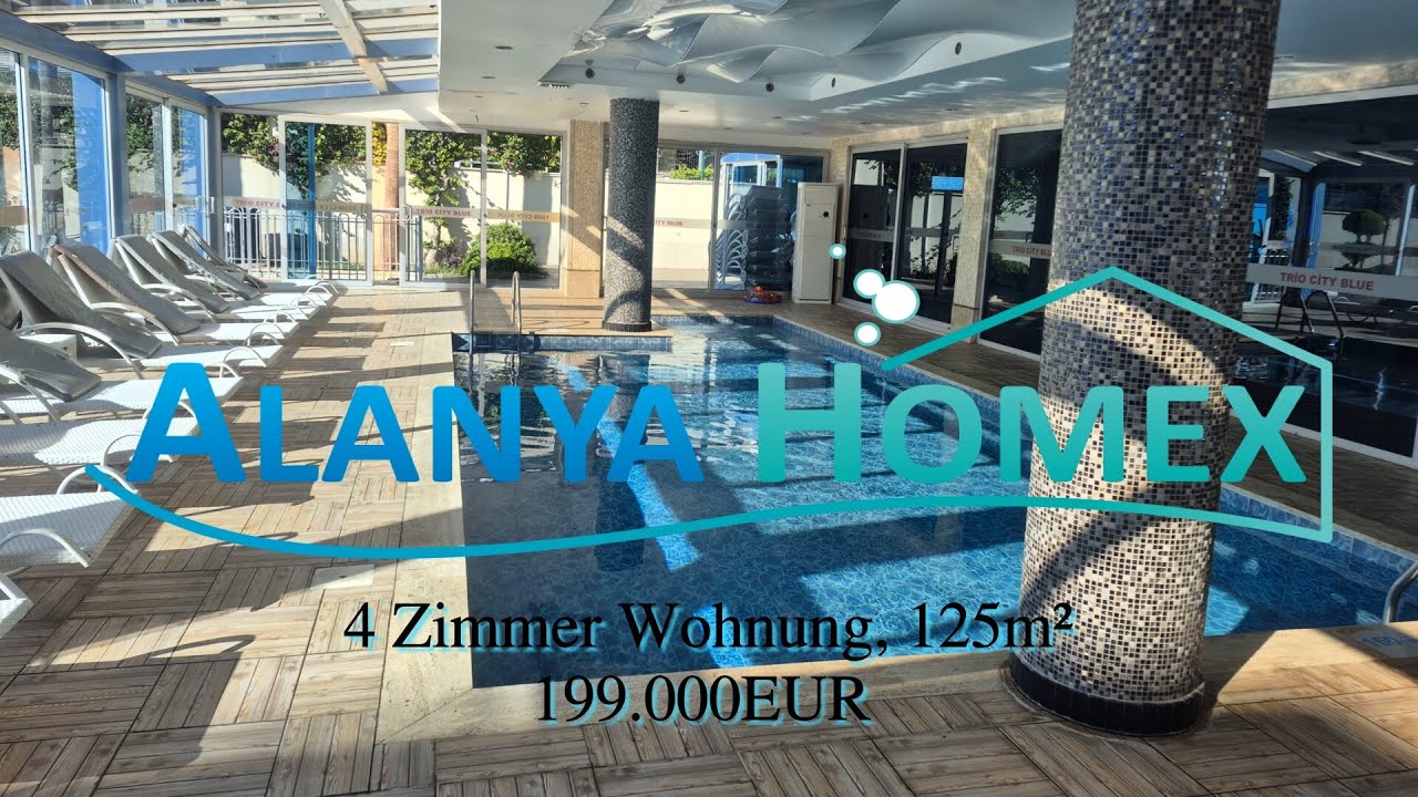 110 - IKAMET - 199.000EUR, 800m zum Meer, feine 4-Zimmer Wohnung in Oba, Alanya #auswandern #türkei