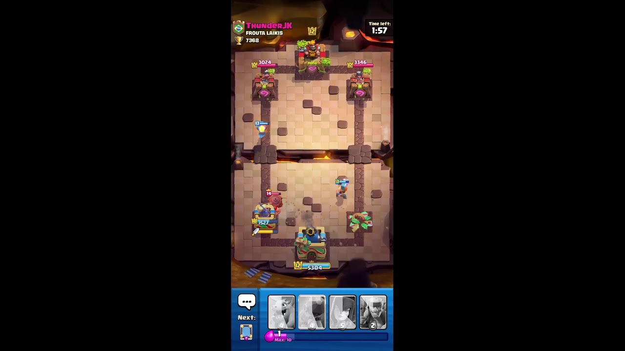 Playing Clash Royale- TiedyeHomie
