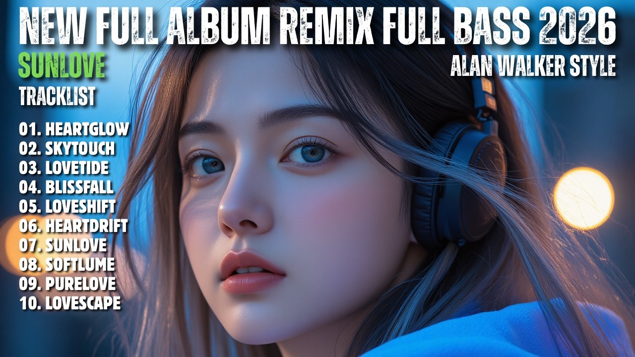 ALAN WALKER STYLE X SAHARA || SUNLOVE || NEW FULL ALBUM REMIX FULL BASS 2026
