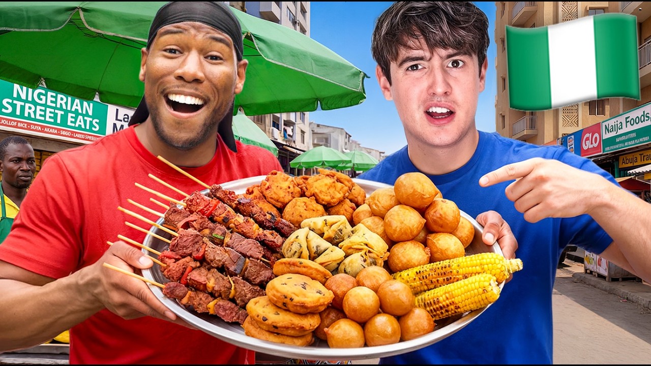 I Made My BRITISH FRIEND Try NIGERIAN STREET FOOD