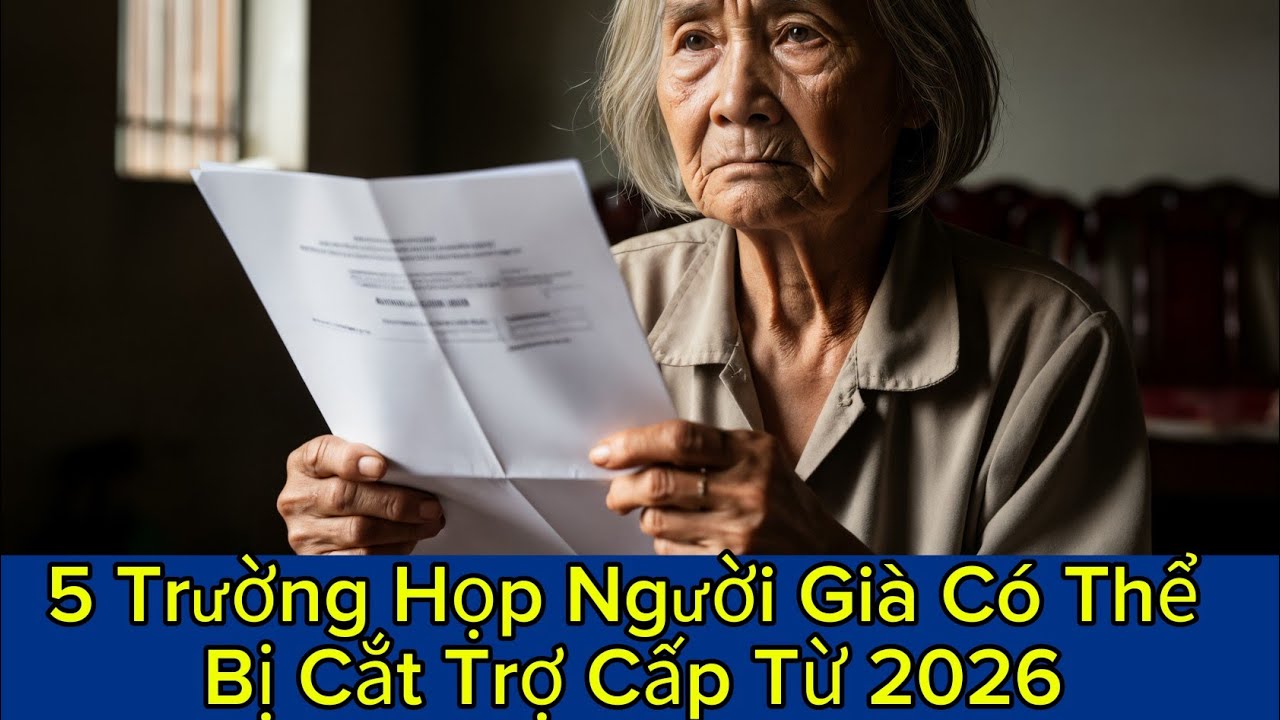 5 trường hợp người già có thể bị cắt trợ cấp từ năm 2026?