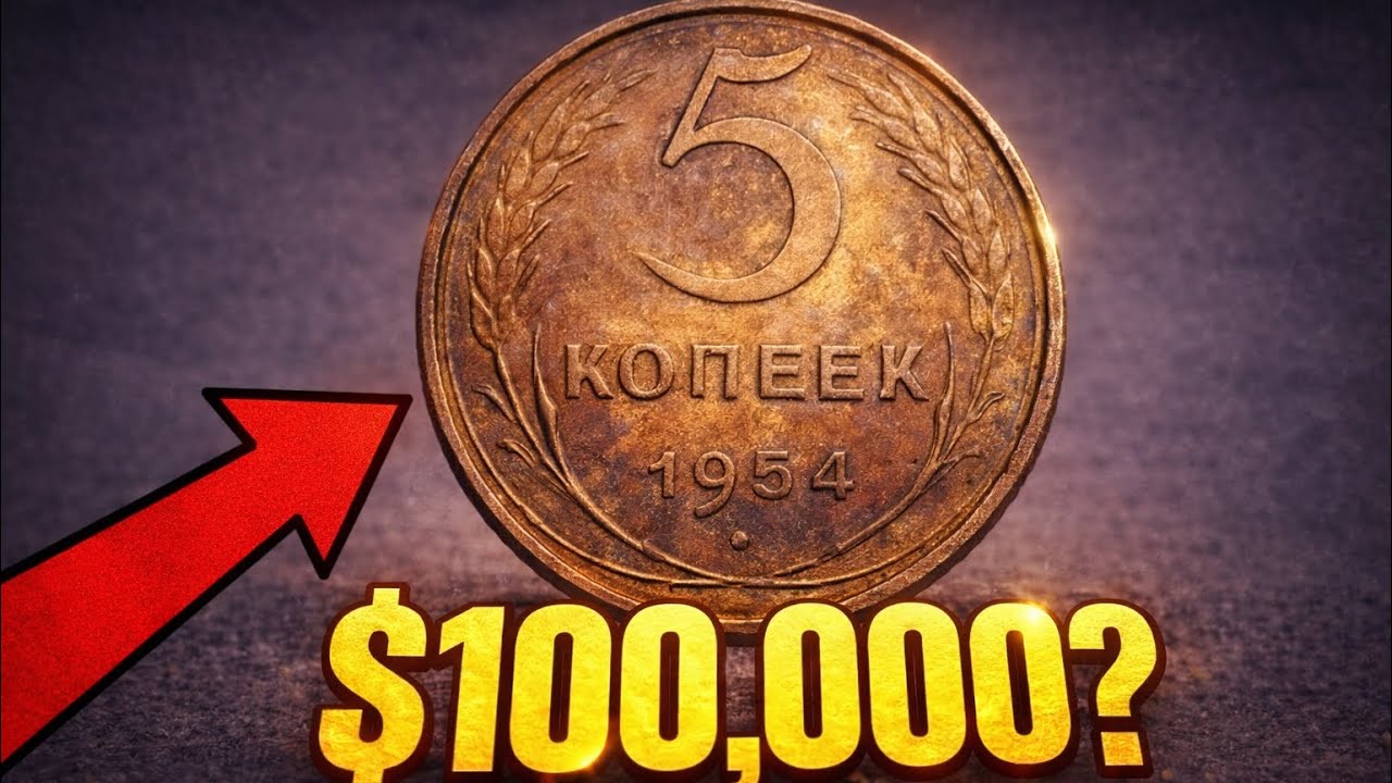 Монета 5 копеек 1954 СССР — Сколько Она Стоит Сегодня? Редкая Советская Монета