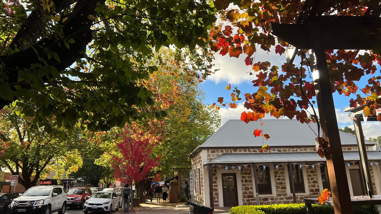 Hahndorf Walking Tour Autumn | German Village | Adelaide, South Australia 4K