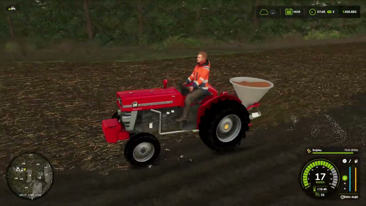 TARLAYA BUĞDAY EKTİK FARMİNG SİMULATOR 2025 #FS25 #SHORTS