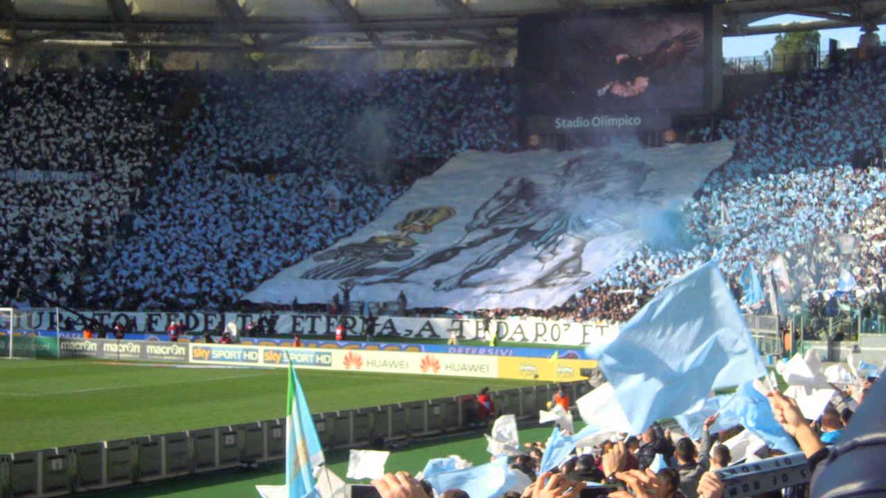 Lazio 0-0 Roma 9/02/2014 - Coreografia Curva Nord - HD