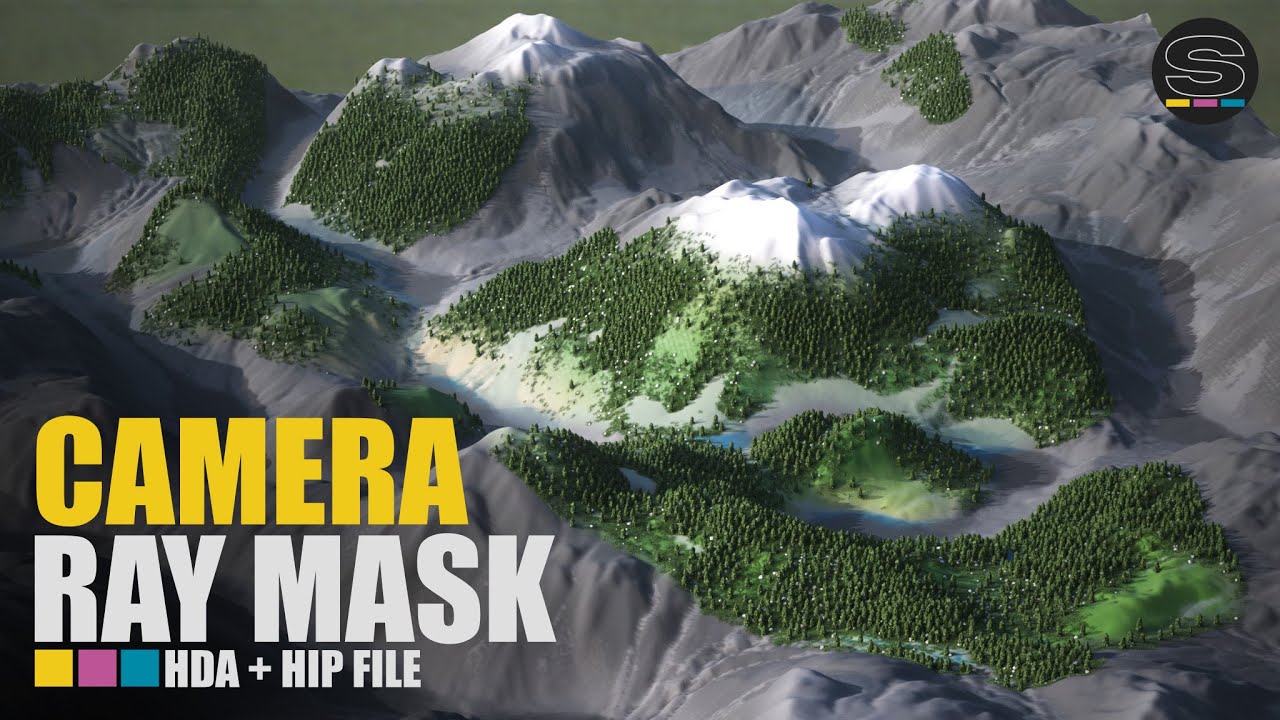 Ray Traced Point Cloud for Frustum Culling | Camera Ray Mask HDA + Scene | Houdini